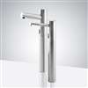 Fontana St. Gallen Tri Pod Chrome Finish Motion Sensor Faucet & Automatic Liquid Soap Dispenser For Restrooms